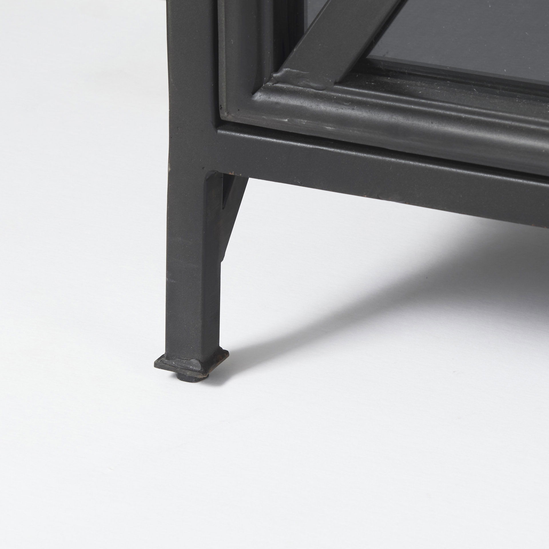 Poppy I 79x16 Black Metal With  Glass Door Sideboard, Sideboards & Buffet by Mercana, 79" length x 16" width x 33" height View 12