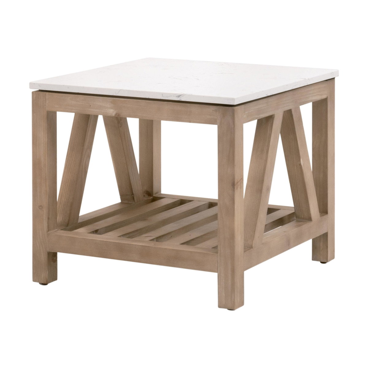 Spruce End Table, Side & End Table by Essentials for Living, 24.75" width x 21.25" height x 24.75" depth View 3