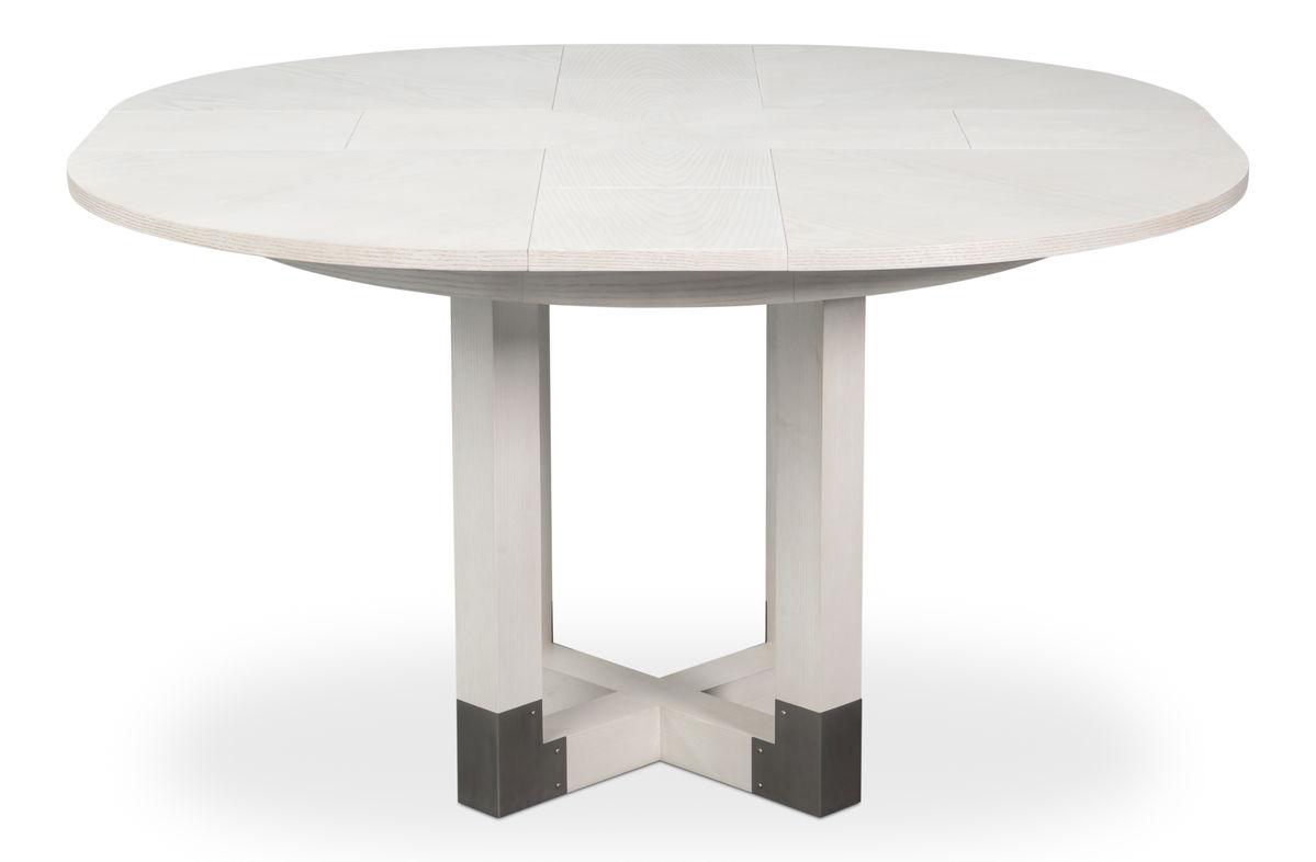 Brooklyn Jupe Table, by Sarreid, 4'8" length x 3'6" width x 2'6" height View 11