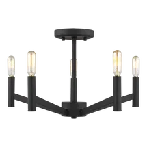 Online Designer Other Vector Five Light Semi-Flush Mount