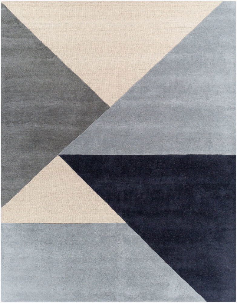 Kennedy Handmade Rug, by Surya, 1'6" length x 1'6" width
