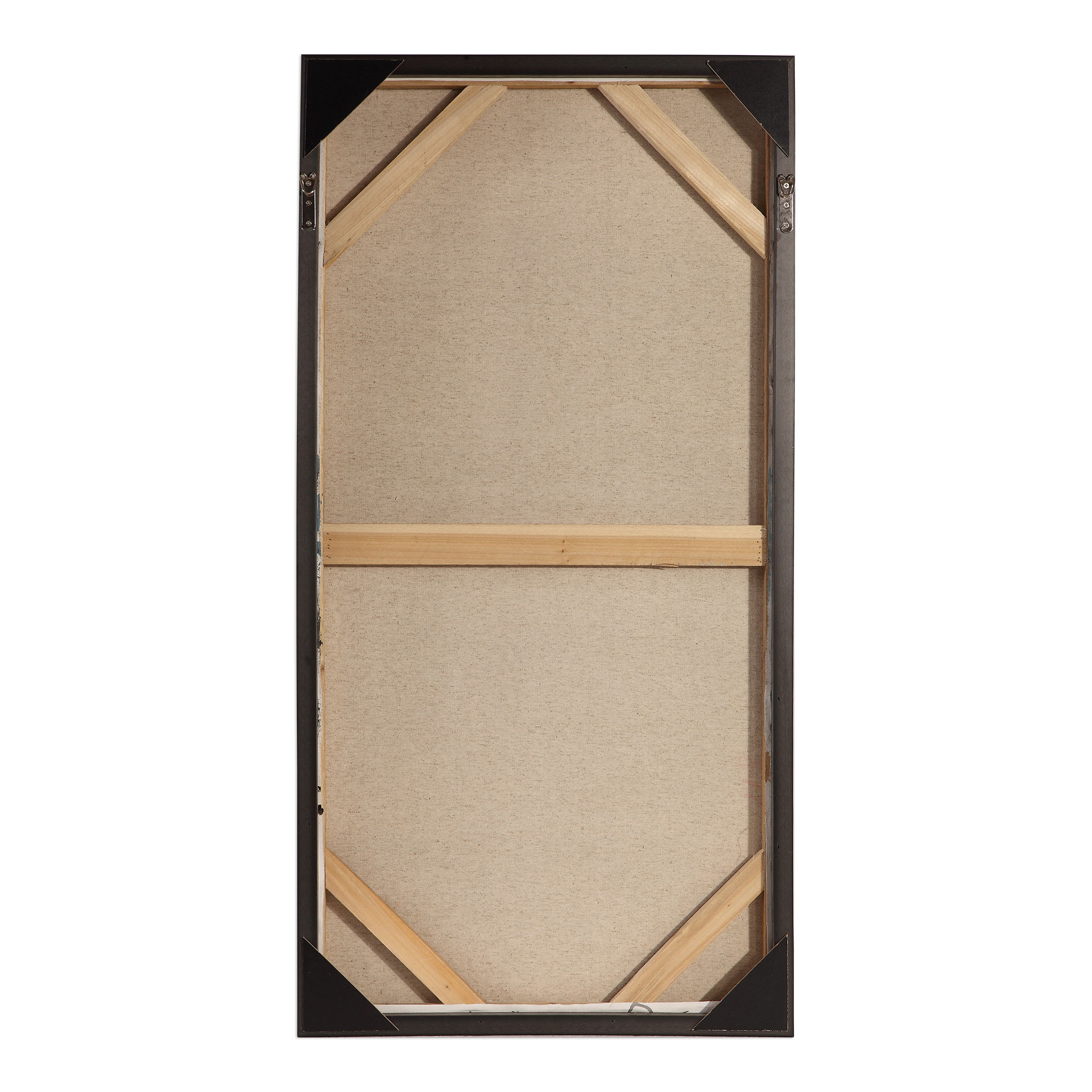 Crashing Waves Abstract Art Set/3, Painting by Uttermost, 24.25" width x 48" height x 2.12" depth View 7