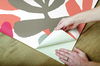 Kinetic Tropical Coral & Beige Peel & Stick Wallpaper thumbnail 5