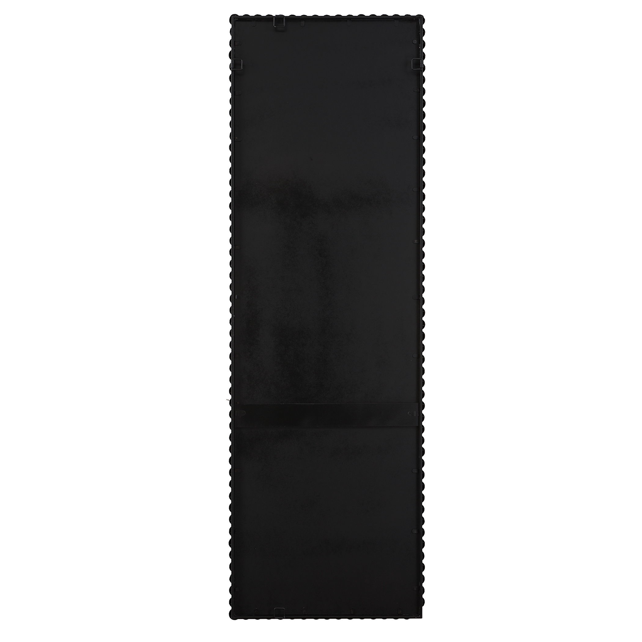 Serna Black Tall Mirror, by Uttermost, 23.37" width x 72.25" height x 2.25" depth View 6