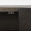 Darwin Dark Brown Wood 2 Door Accent Cabinet, Cabinets & Chest by Mercana, 40" length x 17.5" width x 30" height thumbnail 4