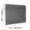 Polished Chevron Charcoal & Silver Wallpaper thumbnail 10
