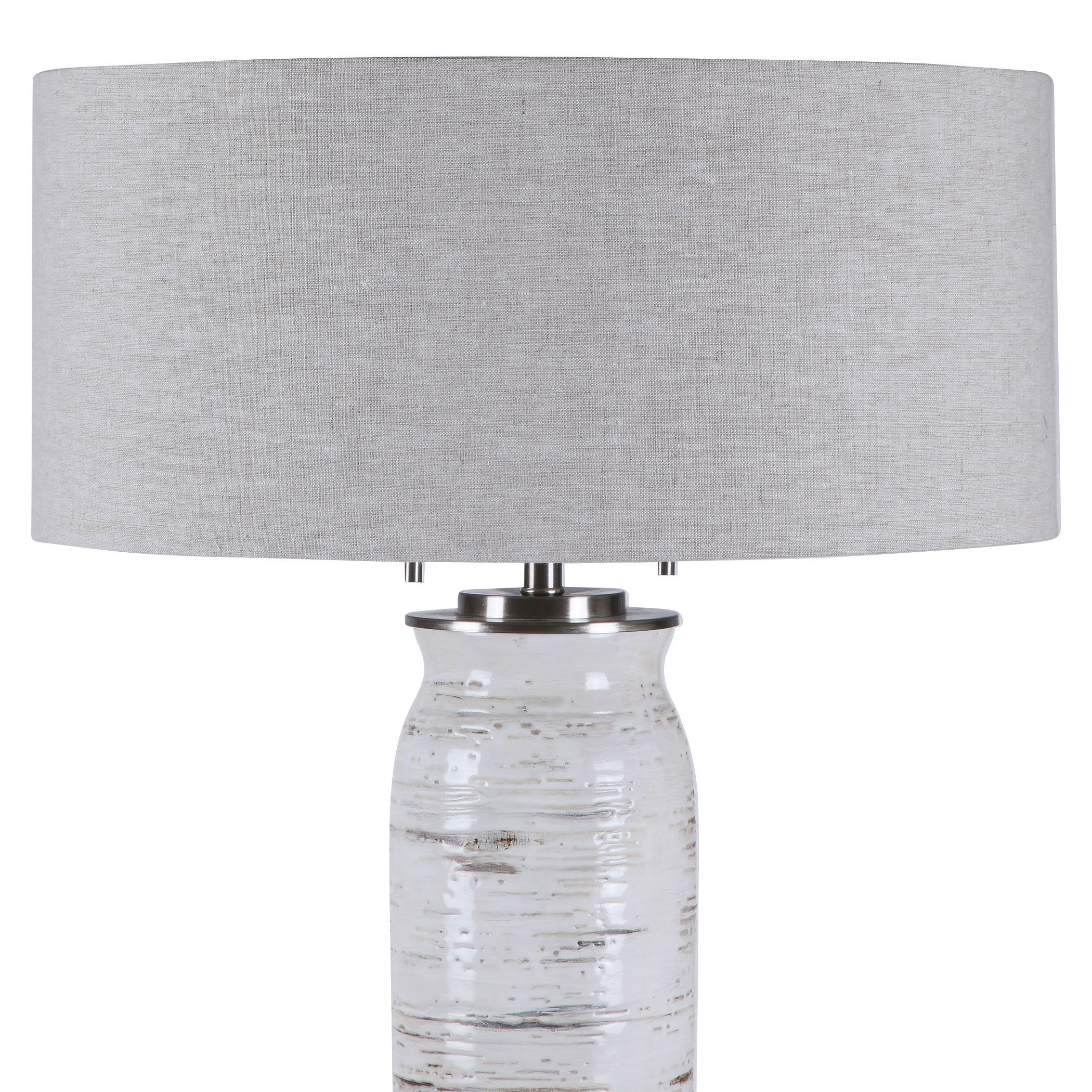 Lenta White Table Lamp large image 