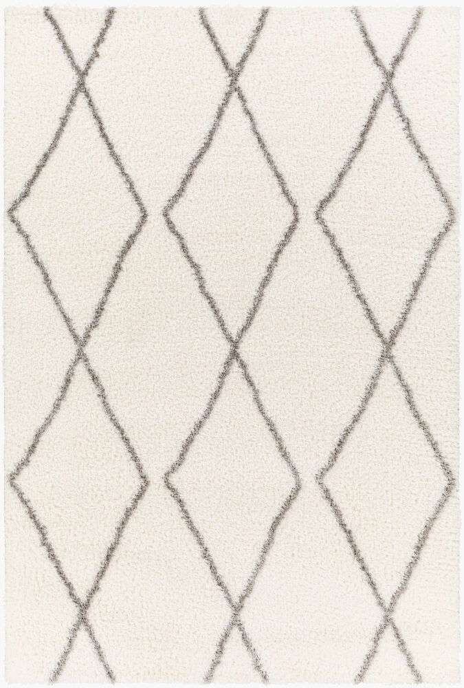 Cloudy Shag Machine Woven Rug, by Surya, 1'3.75" length x 1'3.75" width