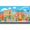 Sesame Street Chair Rail Wall Mural, Wallpaper by York Wall, 1'6" length x 1'6" width x 0.02" depth thumbnail