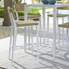 Calbas White Outdoor Bar Stool, Outdoor Stool by Uttermost, 1'7.75" width x 3'6.25" height x 1'10.6" depth thumbnail 4