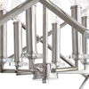 Euclid 6 Light Nickel Cube Pendant thumbnail 3