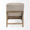 Pierre Beige Fabric Upholstered Armless Chaise Lounge Chair, Chaise Lounges & Daybed by Mercana, 24.41" length x 54.33" width x 33.46" height thumbnail 8