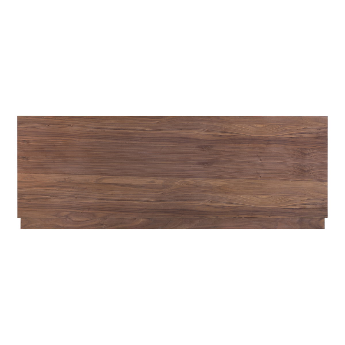 Round Off King Bed Walnut Brown, by Moe's Home, 81" width x 30" height x 84" depth View 5