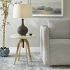 Alice Oak Adjustable Accent Table, Side & End Table by Uttermost, 20" width x 26" height x 20" depth thumbnail 2