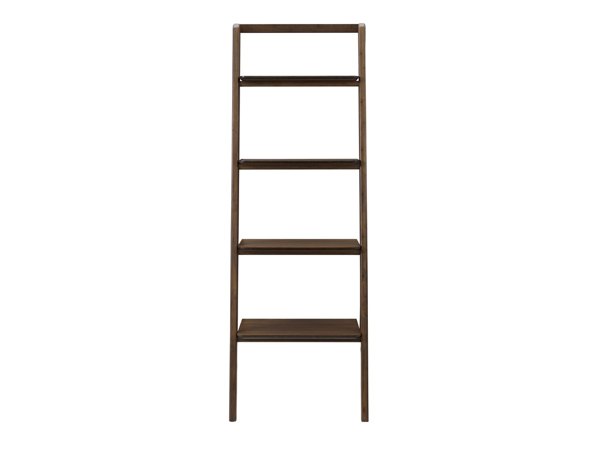 Currant Leaning Bookshelf, Black Walnut, Shelving & Bookcase by Greenington, 15" length x 24" width x 69.75" height View 2