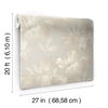 Midnight Blooms Neutral Peel & Stick Wallpaper thumbnail 2