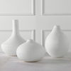 Apothecary Satin White Vases, Set/3 thumbnail 4