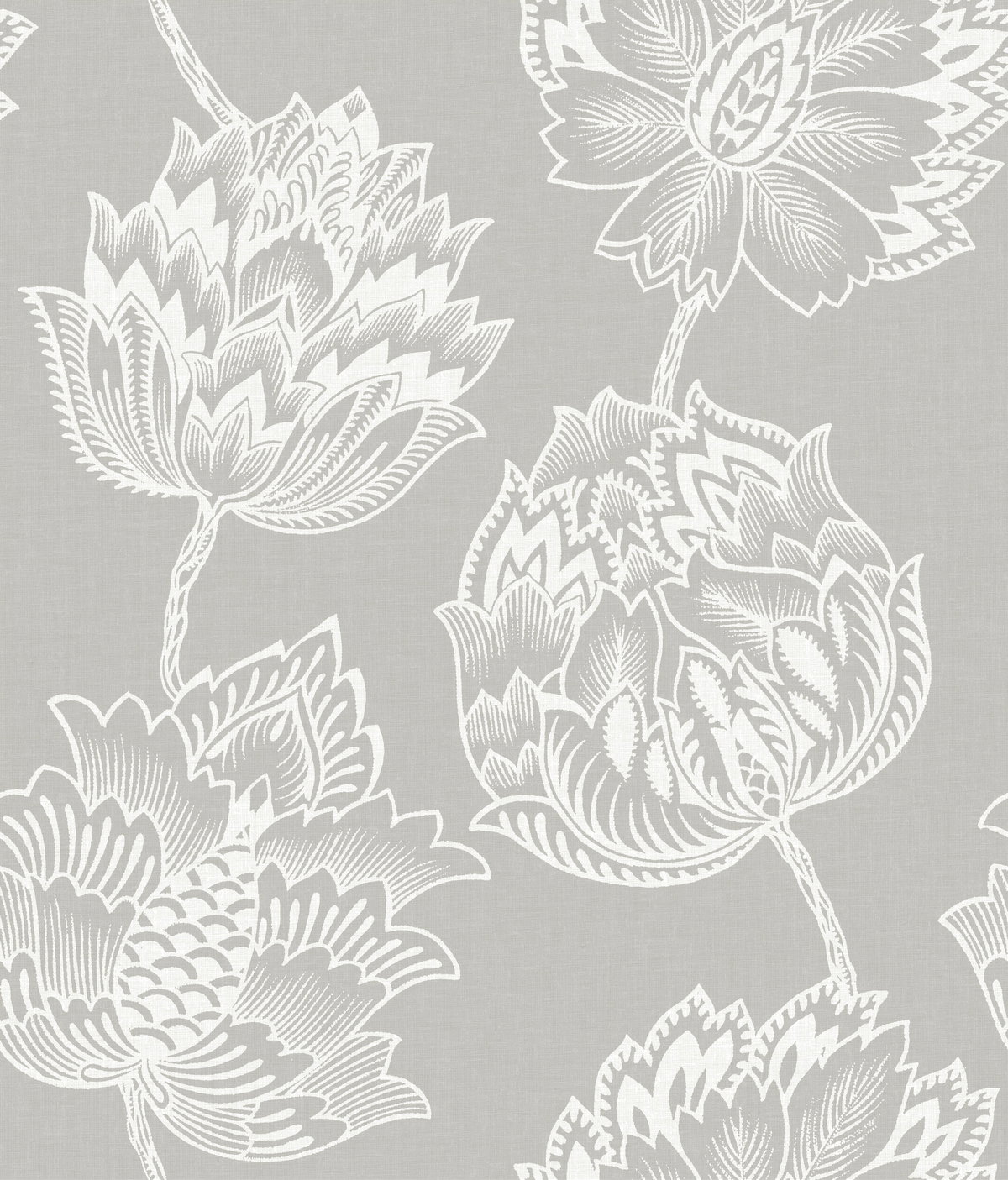 Batik Jacobean Taupe Peel & Stick Wallpaper, by York Wall, 16'6" length x 1'8.5" width x 0.02" depth