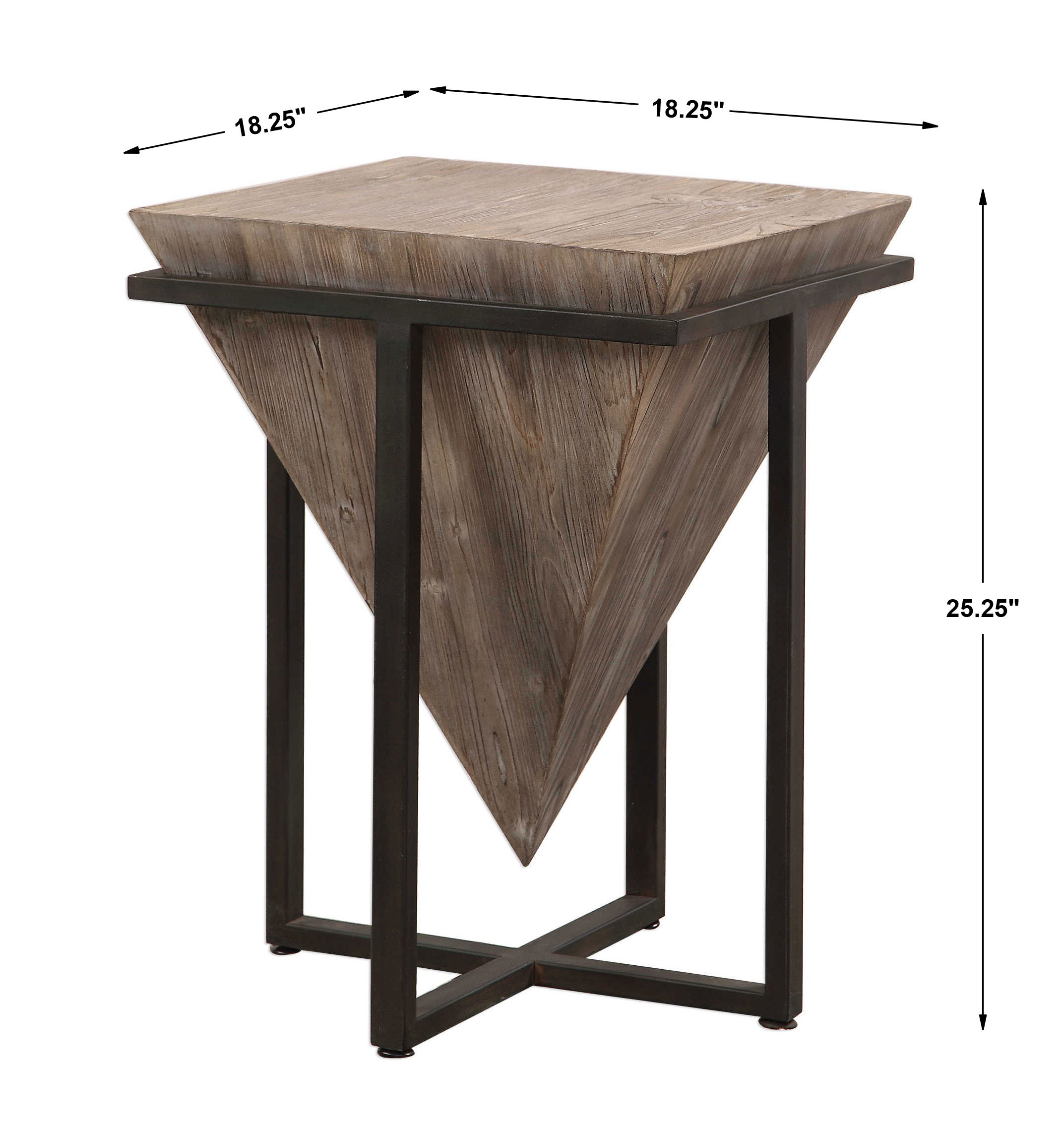 Bertrand Wood Accent Table large image 