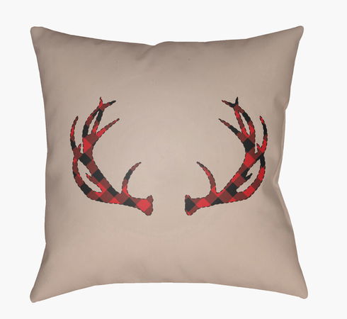 Antlers Accent Pillow
