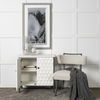 Savannah White Fir Veneer with Gray Metal 2-Door Accent Cabinet thumbnail 1