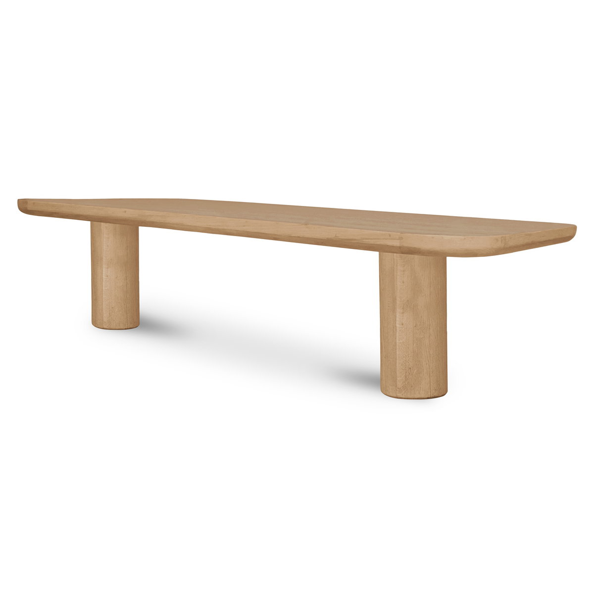 Anders Dining Bench Large Natural, Benche by Moe's Home, 87" width x 18" height x 16" depth View 3
