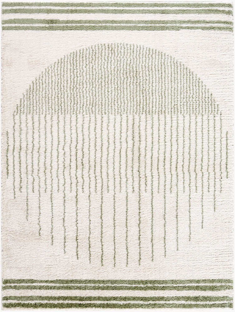 Fossay Shag Machine Woven Rug, by Surya, 10'0.08" length x 7'10.49" width