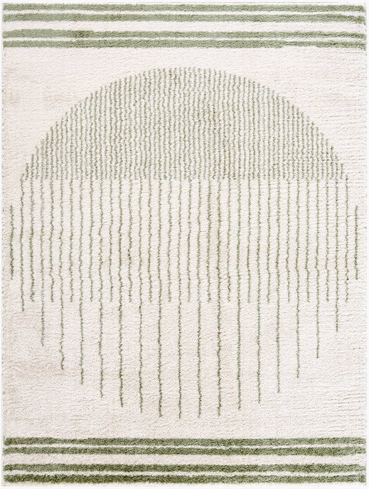 Fossay Shag Machine Woven Rug, by Surya, 10'0.08" length x 7'10.49" width