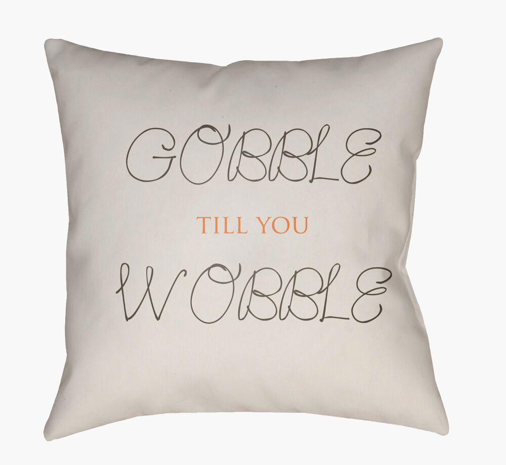 Gobble Till You Wobble Accent Pillow large image 