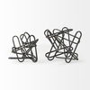 Henderson  Black Metal Paperclip Decorative Object, by Mercana, 10.43" length x 8.27" width x 7.68" height thumbnail 9