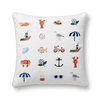 Rifle Paper Co. x Loloi Pillows Pillow, Decorative Pillow, 22" length x 22" width thumbnail 1