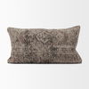 Khloe Taupe Lumbar Pillow Cover, Decorative Pillow by Mercana, 26" length x 0.5" width x 14" height thumbnail 4