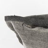 Zadie 20L x 20W Light Gray and Dark Gray Fabric Color Blocked Decorative Pillow Cover, by Mercana, 20" length x 20" width x 0.2" height thumbnail 12