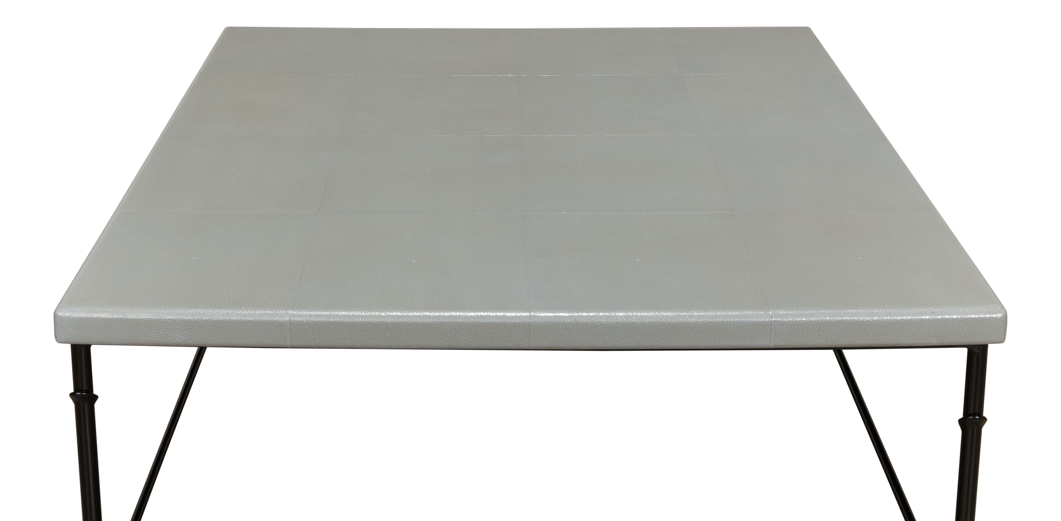Shagreen Square Coffee Table, Storm Grey large image 