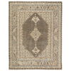 Jaipur Living Farwell Handknotted Medallion Blue Ivory Area Rug thumbnail 0