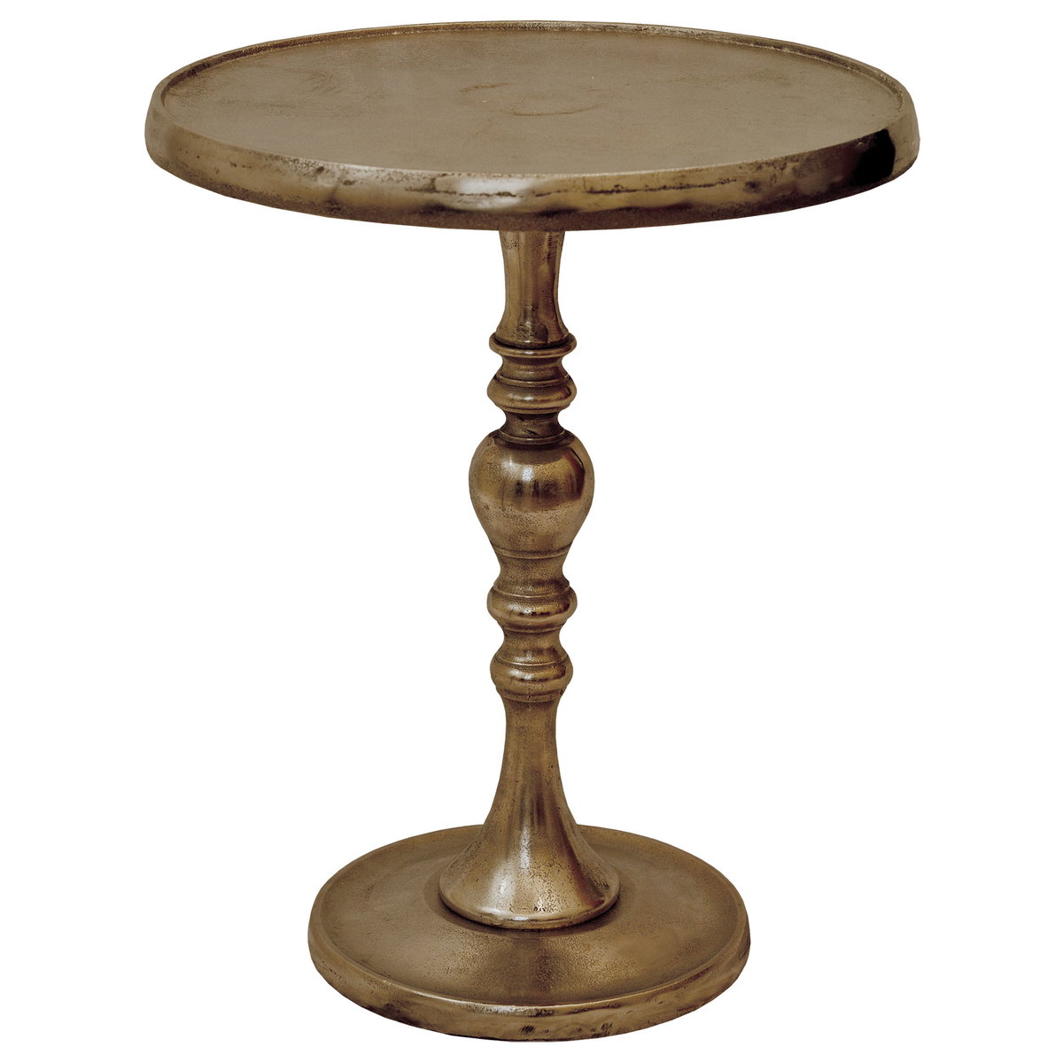 Romina Brass Table, Shelving & Bookcase by Renwil, 17" height x 17" depth