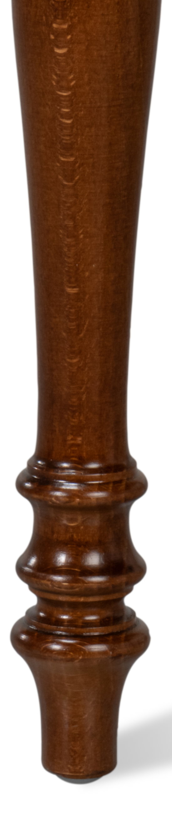 Camile Leather Side Chair  Brown, by Sarreid, 2'3" length x 1'9" width x 3'3" height View 8