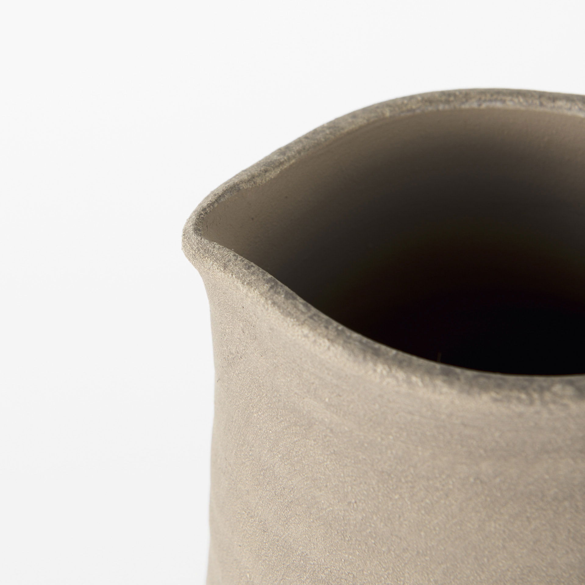 Garand Medium 15H Two-Toned Black/Natural Ceramic Jug, Decorative Jar by Mercana, 7.48" length x 5.12" width x 13.58" height View 12