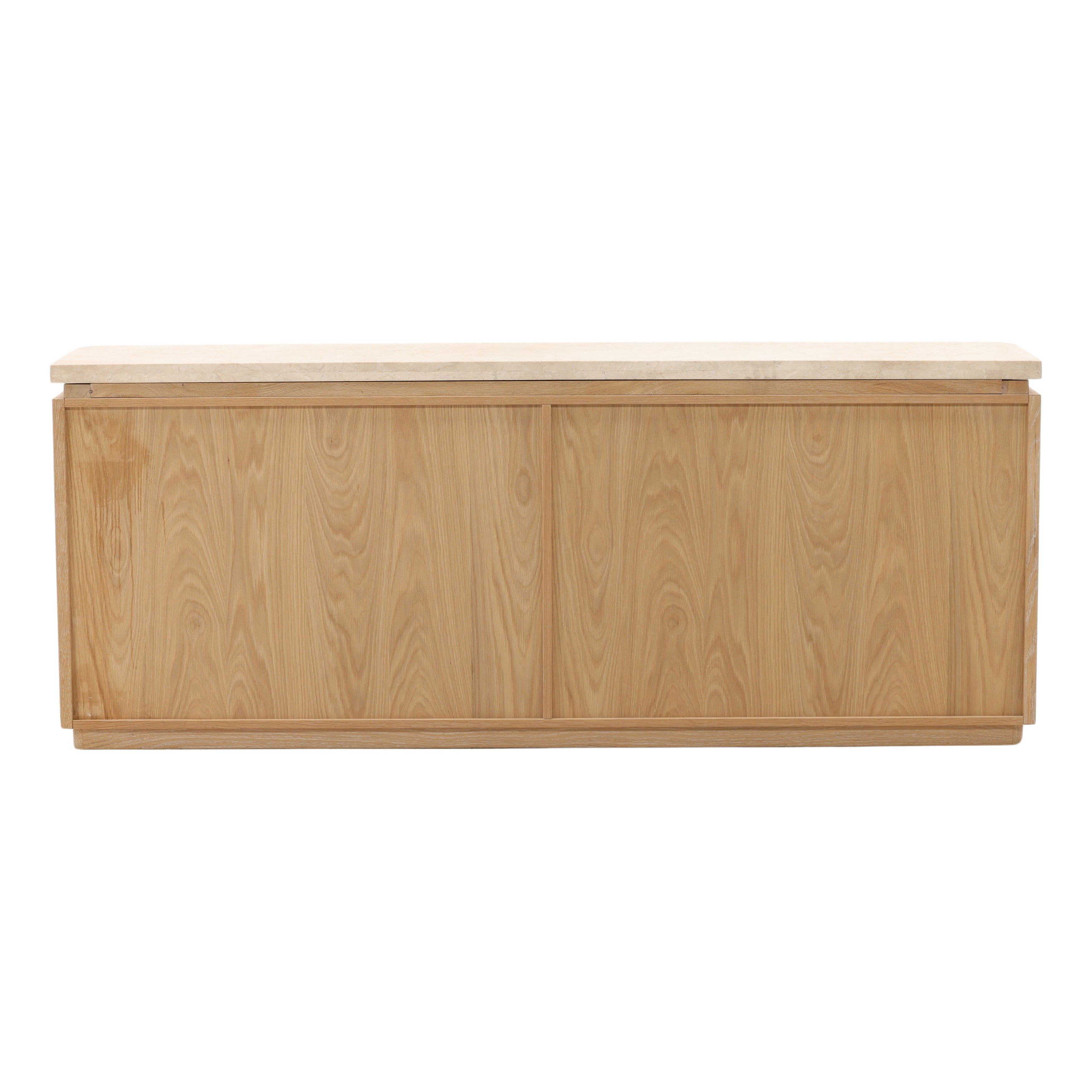 Canyon Sideboard Natural, Sideboards & Buffet by Dovetail, 79.5" width x 31.5" height x 18" depth View 4