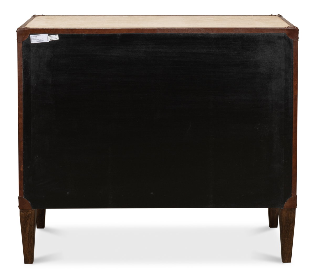 French Art Deco Commode, by Sarreid, 1'4" length x 3' width x 2'8" height View 3