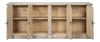 Crested Wall Cabinet,Carmine Legno Tran, Cabinets & Sideboard by Sarreid, 96" length x 18" width x 39" height thumbnail 9