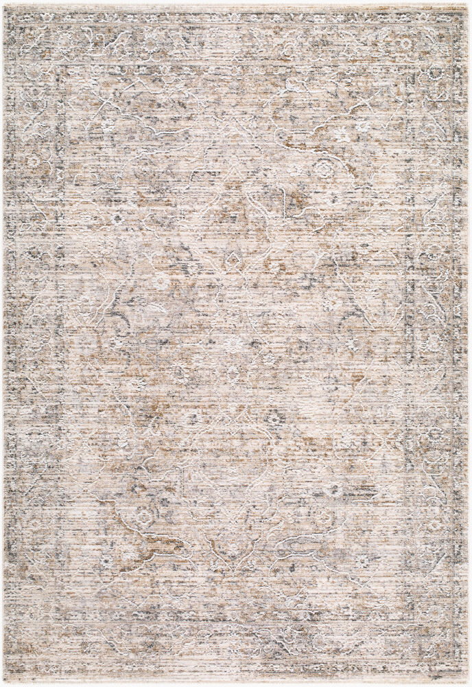 Seclusion Machine Woven Rug, by Surya, 7'4.58" length x 4'11.84" width