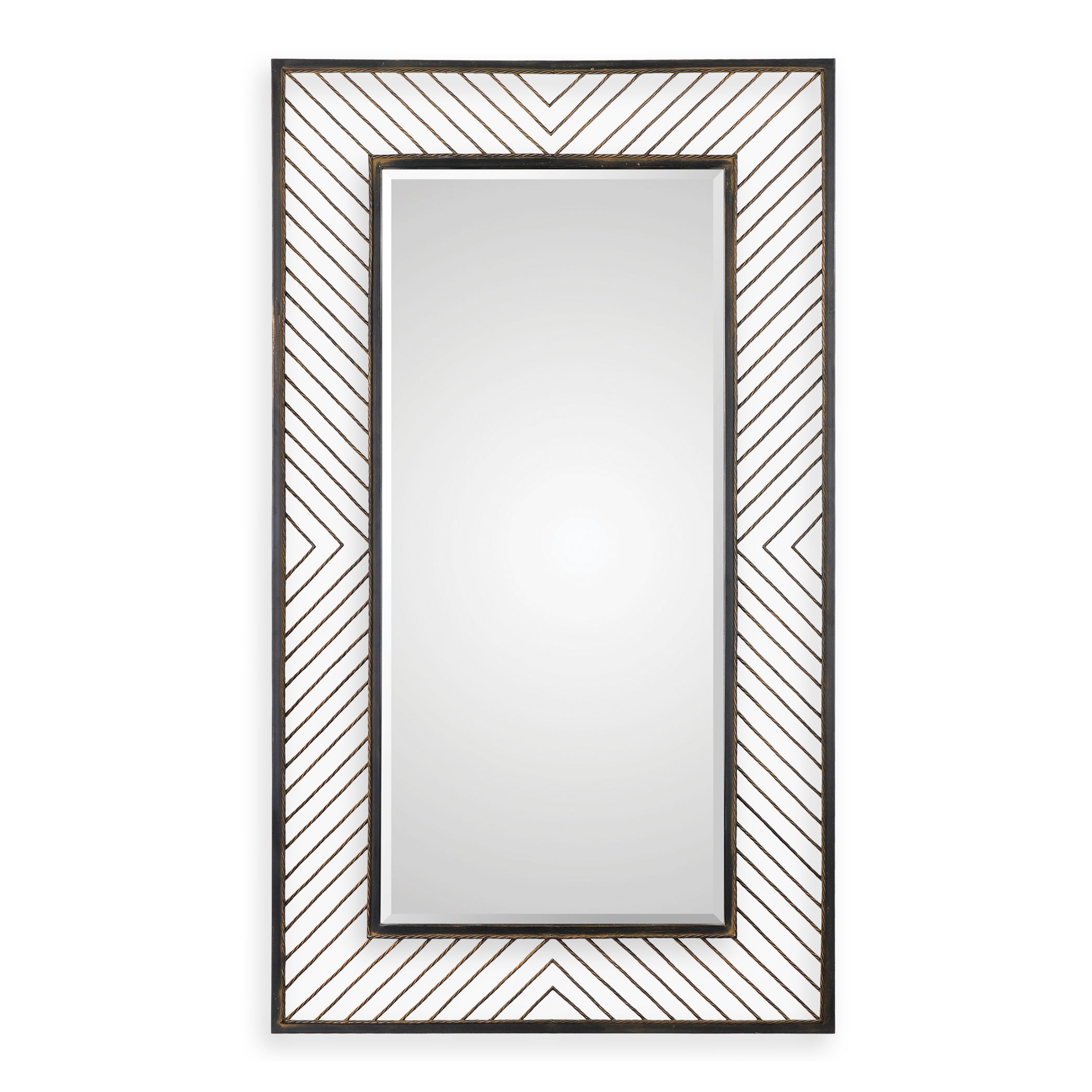 Karel Chevron Mirror large image 