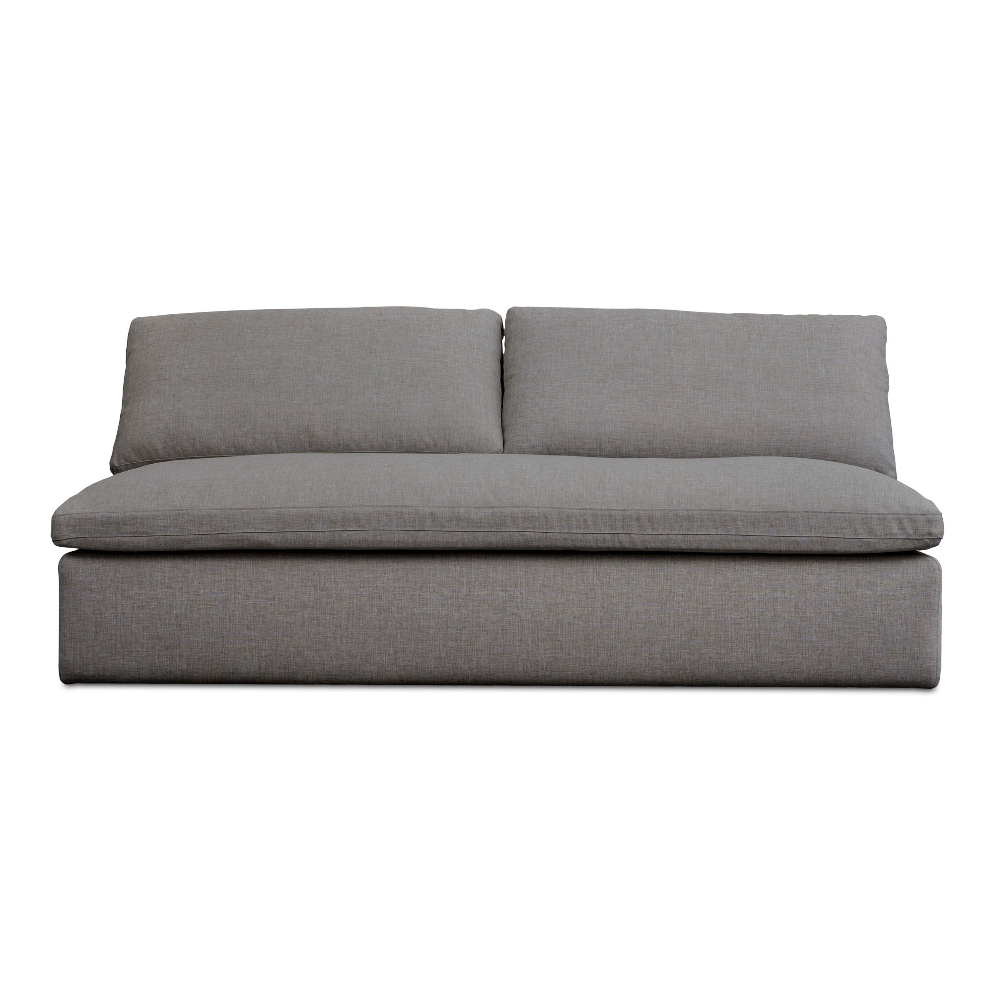 Miles Outdoor Sofa Speckled Light Grey large image 