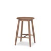 Ernest Medium Brown Wood Counter Stool thumbnail 0