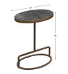 Jessenia Stone Accent Table, Side & End Table by Uttermost, 18" width x 23" height x 12" depth thumbnail 3