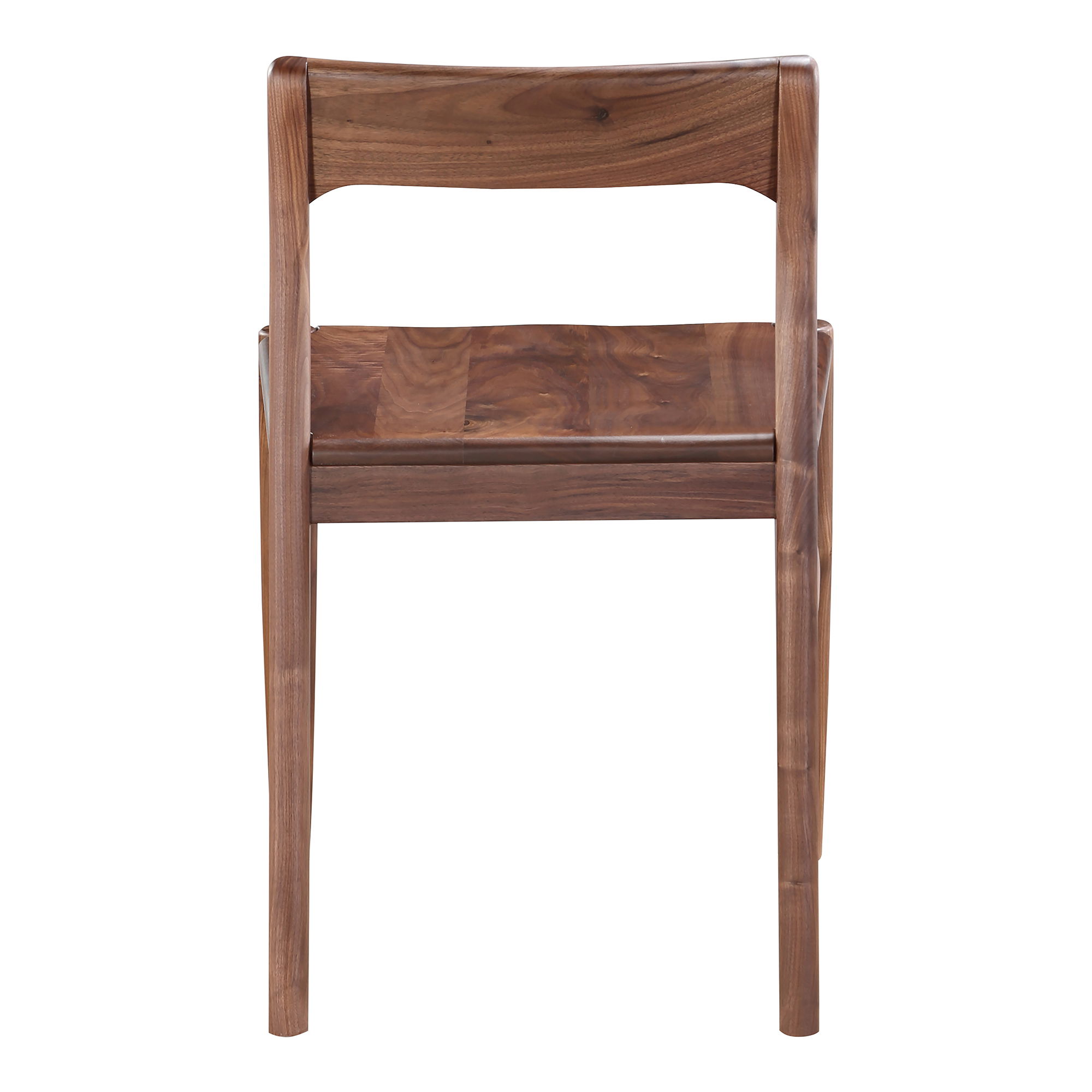 Owing Dining Chair Walnut Brown - Set Of Two, by Moe's Home, 19.5" width x 30" height x 20" depth View 6