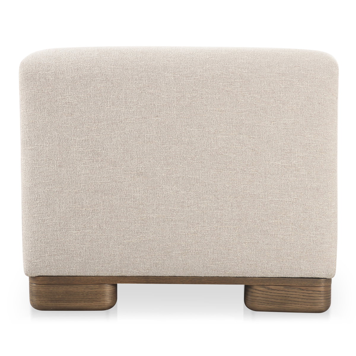 June Slipper Chair Oatmeal, Accent Chair by Moe's Home, 35" width x 30" height x 40" depth View 4