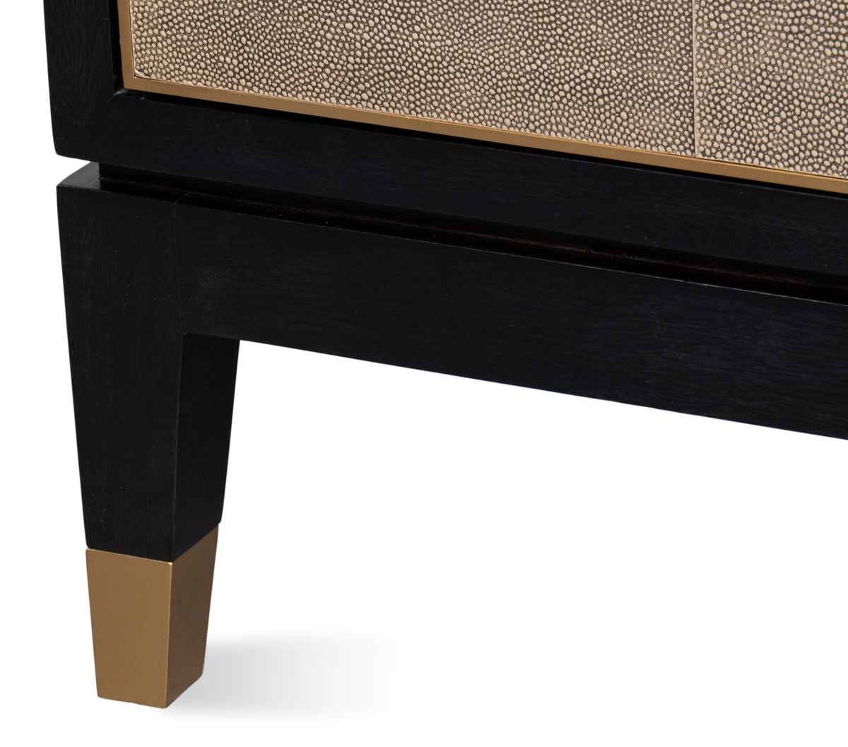 Beto Four Door Sideboard, by Sarreid, 1'6" length x 6'4" width x 2'10" height View 6