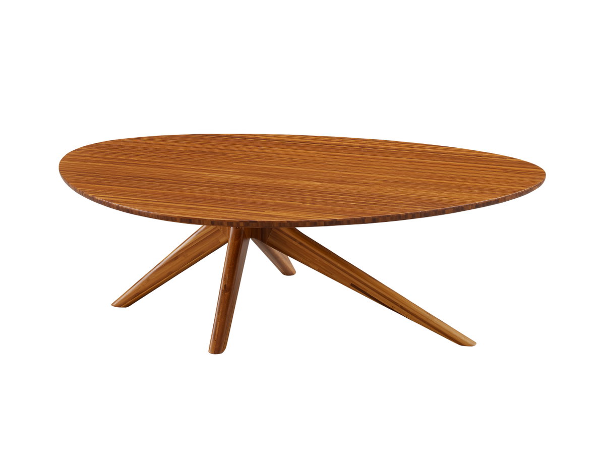 Rosemary Coffee Table, Amber, by Greenington, 34" length x 46.5" width x 16" height View 1